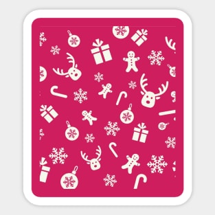 Christmas pattern Sticker